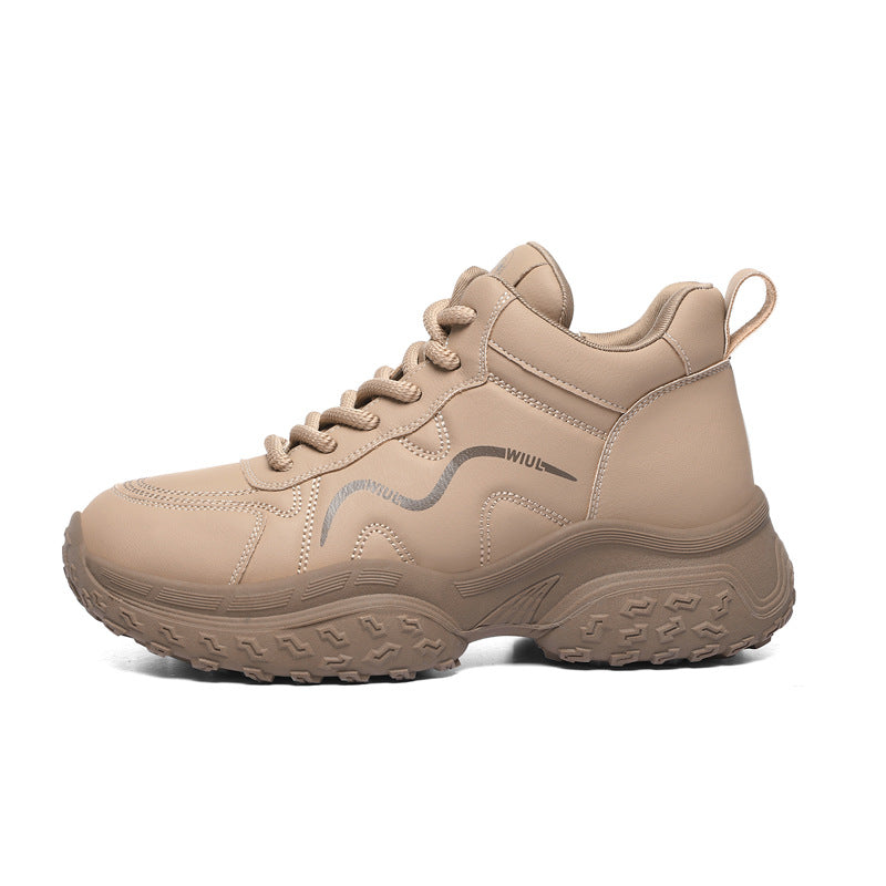 Damen Sneaker Sportlich mit Reißverschluss und Weichsohle