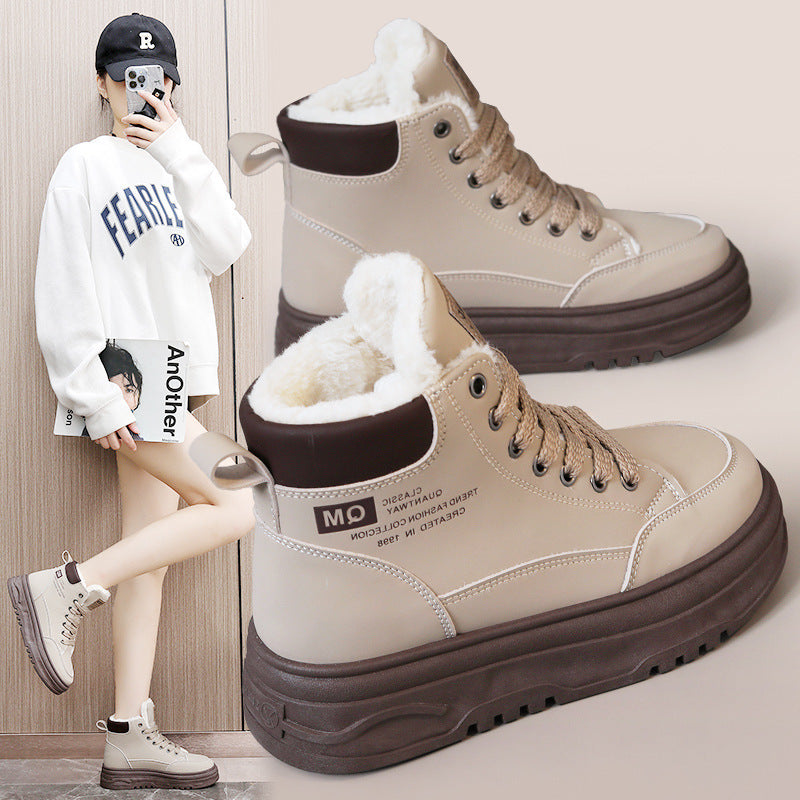 Damen Sneaker Winter Warm Innenfutter Rutschfest - BerlinGlamour