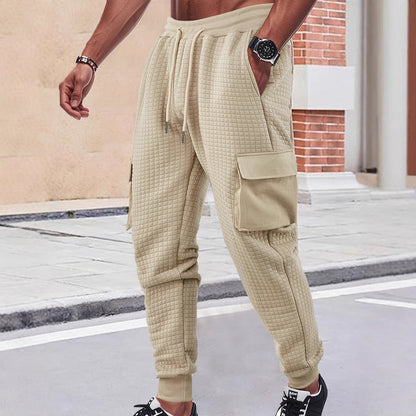 Herren Jogginghose Cargo Modern atmungsaktiv Schwarz