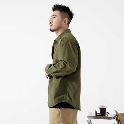 Herren Hemd mit Taschen Funktionsshirt Outdoor