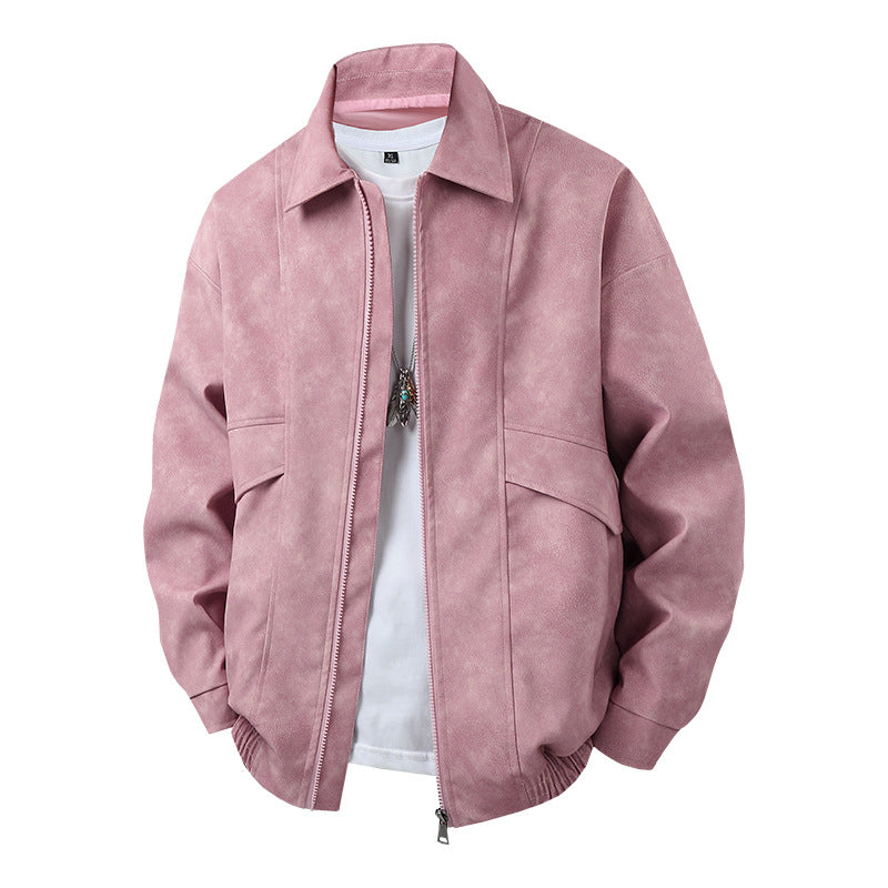 Herren Jacke Übergangsjacke Lässig VintageStyle Elastisch