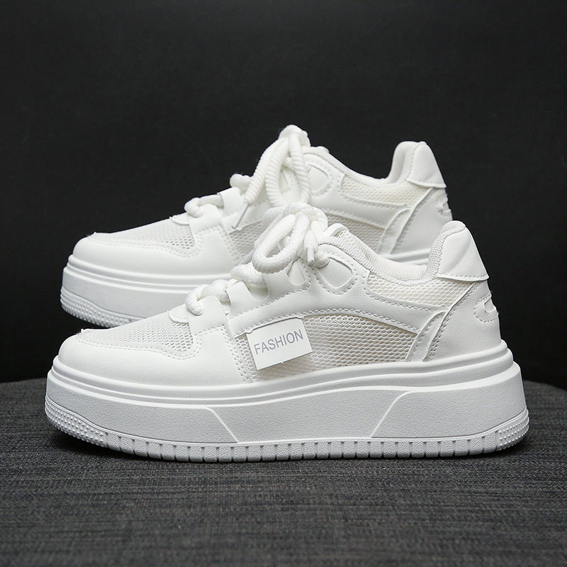 Damen Sneaker Plattform Schuhe atmungsaktiv Trendig