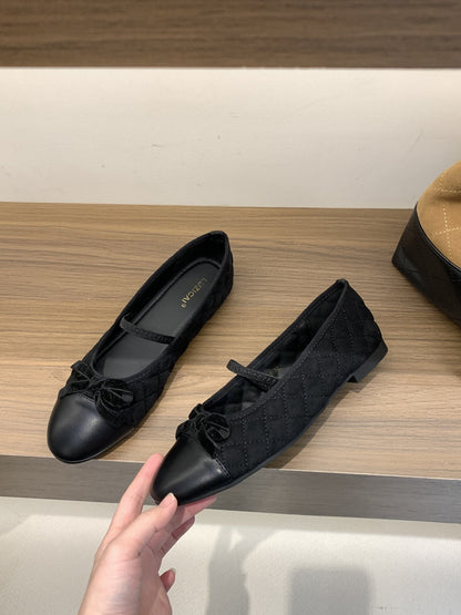 Damen Ballerinas Elegante Mary Jane Schuhe Mit Riemchen Komfortabel