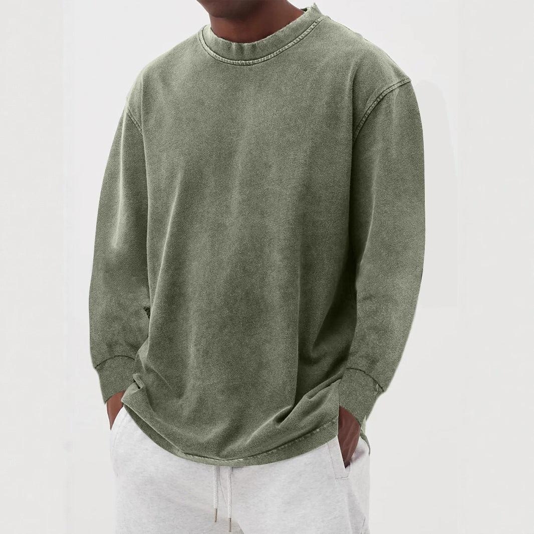 Bequemer Herren Pullover Oversized Baumwolle