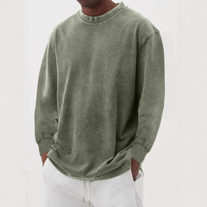 Bequemer Herren Pullover Oversized Baumwolle