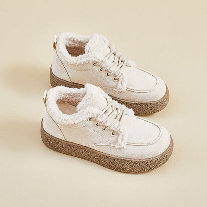 Damen Sneaker Kuschelig Weich Laufsohle KomfortSchuhe - BerlinGlamour