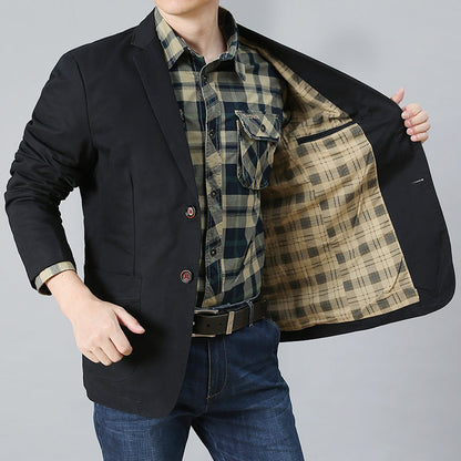 Herren Sakkoweste Bequem Mit Taschen Lederoptik