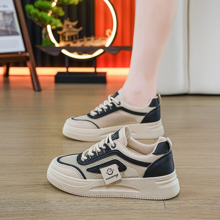 Damen Sneaker Atmungsaktiv Mesh Laufsohle Rutschfest - BerlinGlamour