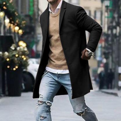 Eleganter Herren Mantel Hochwertig Modern Berlin Stil