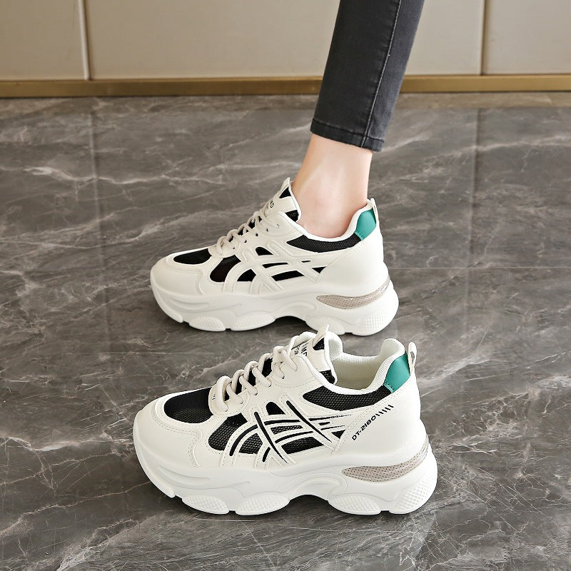 Damen Sneaker Chunky bequem atmungsaktiv Komfort Schuhe