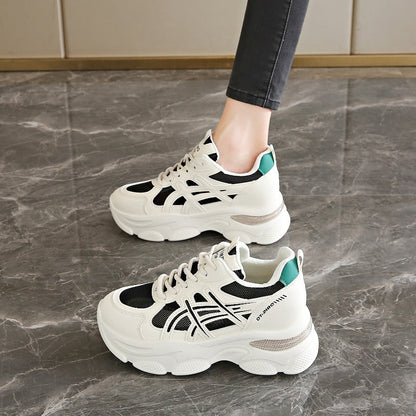 Damen Sneaker Chunky bequem atmungsaktiv Komfort Schuhe