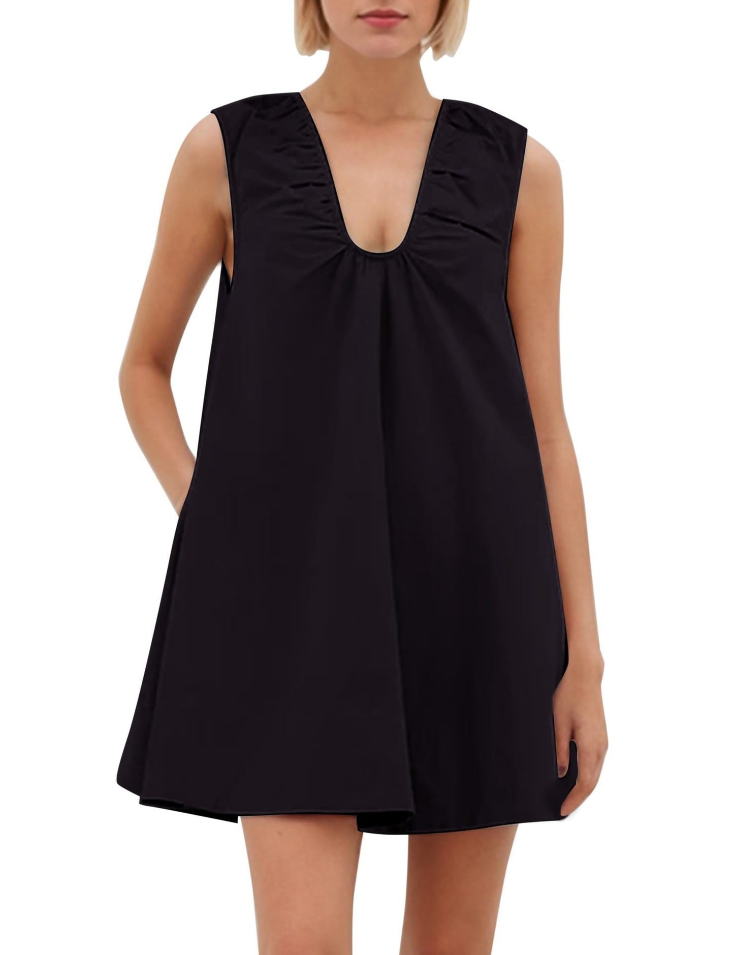 Sommerkleid Damen Lässig Rüschenkleid Kurz