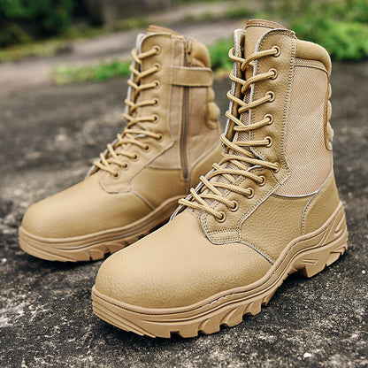 Damen Stiefel Robust Outdoor Tactical Schwarz