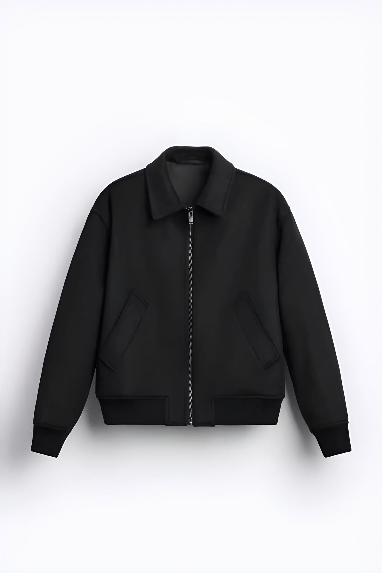 Herren Fleece-Bomberjacke Farbenfroh mit Seitentaschen