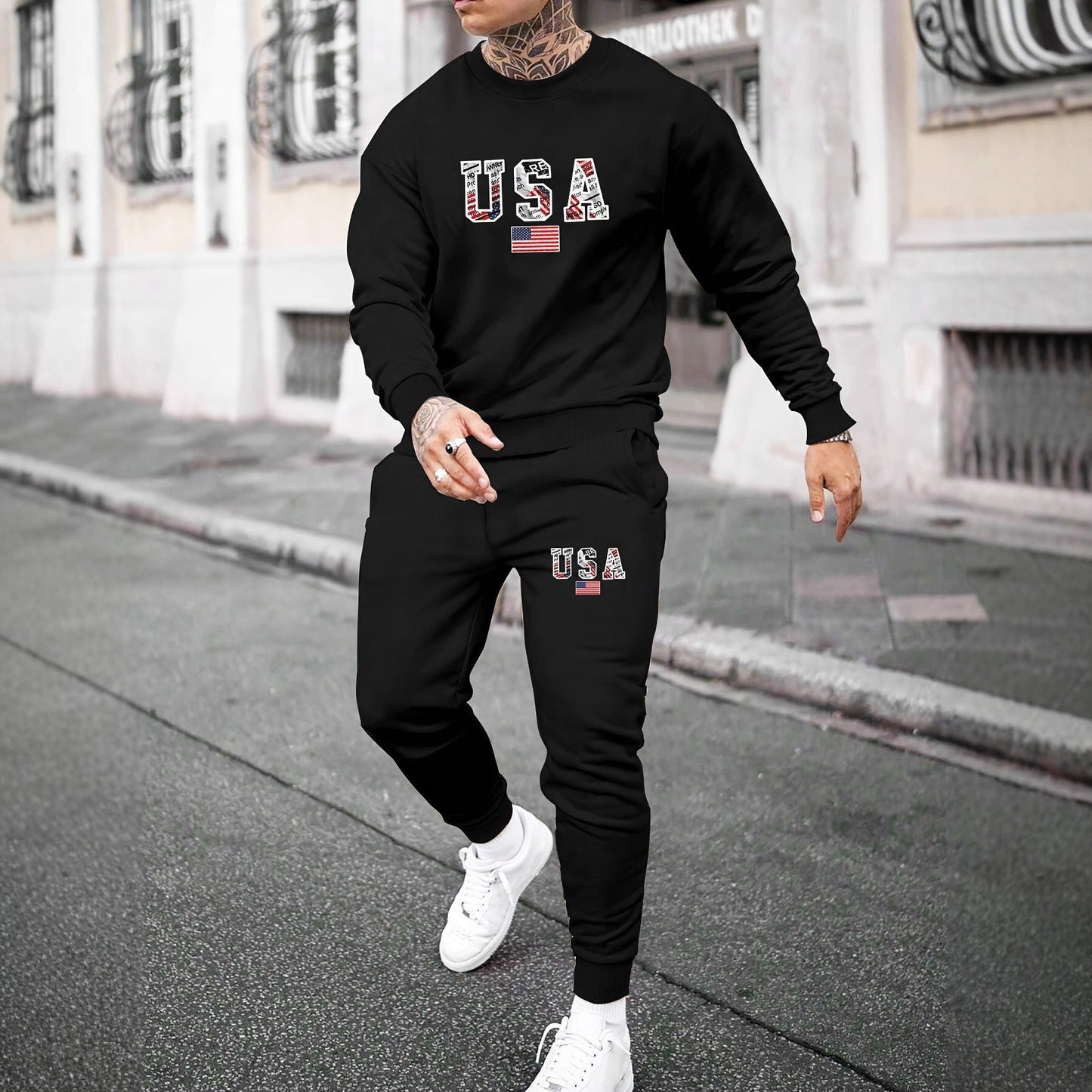 Herren Freizeitset Sportlich Berlin Stadtlogo