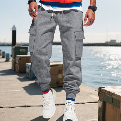 Herren Cargohose Elastisch Bequem Mit Seitentaschen