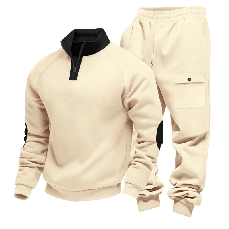 Herren Sportanzug Stehkragen Modern Funktionsbekleidung