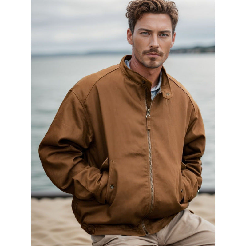 Herren Windjacke Sportlich Wasserabweisend
