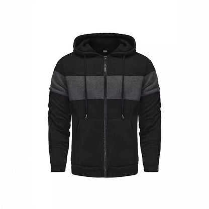 Herren Sportjacke Kapuzenjacke Atmungsaktiv Reißverschluss