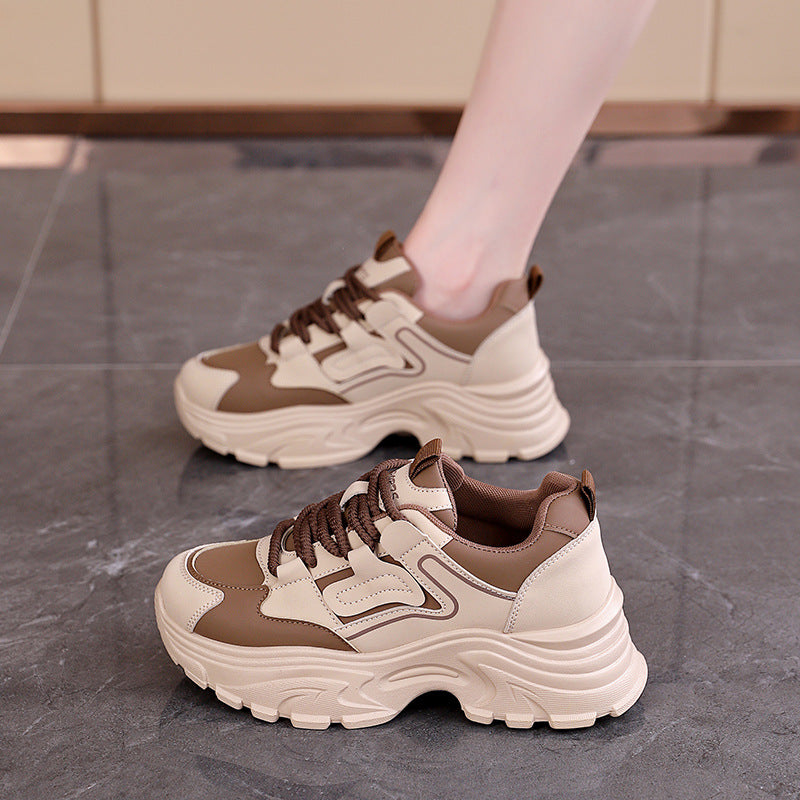 Damen Sneaker Chunky Bequem Luftdurchlässig