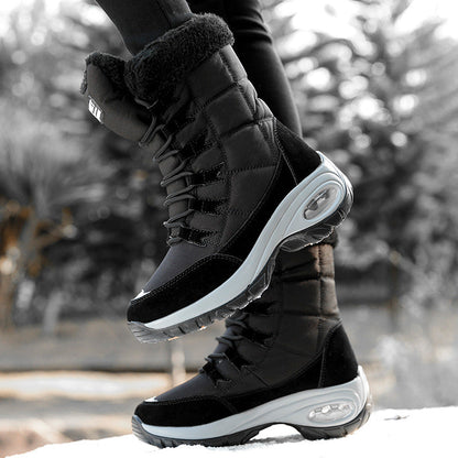 Winterstiefel Damen Warm Isoliert Rutschfest