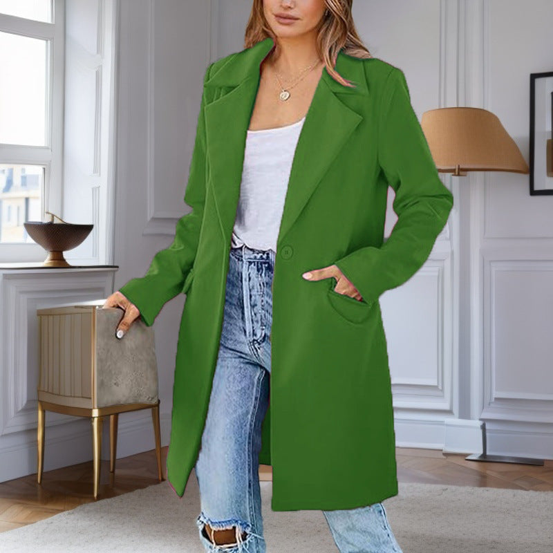 Damen Eleganter Freizeitmantel wird zu: Damen Mantel Elegantes Design Trendy - BerlinGlamour