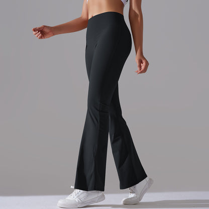 Fitnesshose Damengröße mit Hochem Bund Formende Leggings
