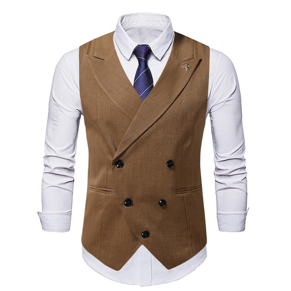 Herren Weste Modern Elegant mit Knopfleiste und Details