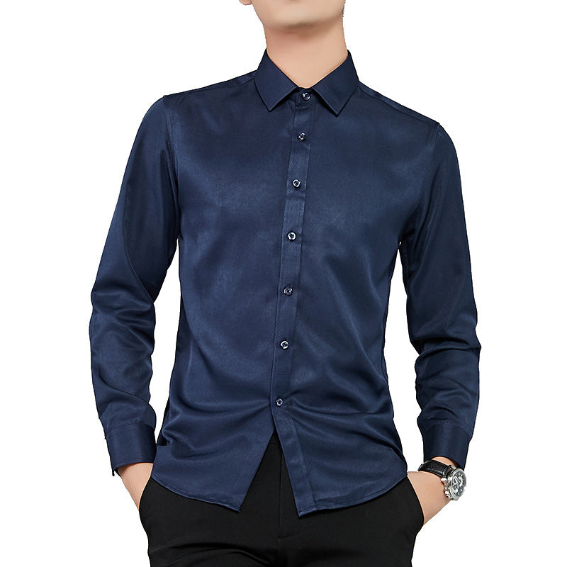 Herren Langarmbluse Elegant Moderner Schnitt Slimfit - BerlinGlamour