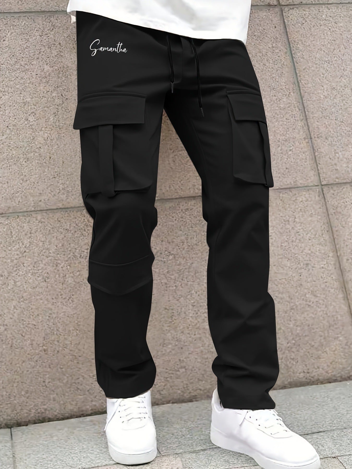 Herren Cargo-Hose Bequem Vielseitig Elastisch