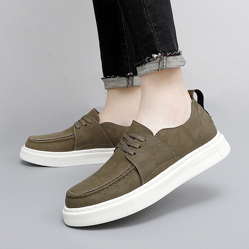Damen Leder Sneaker Sportlich Chic Modern