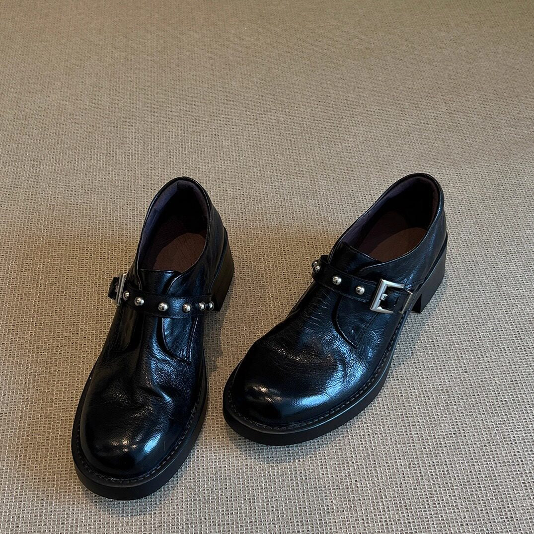 Damen Schnürschuhe Elegant Weich Mit Schnalle
