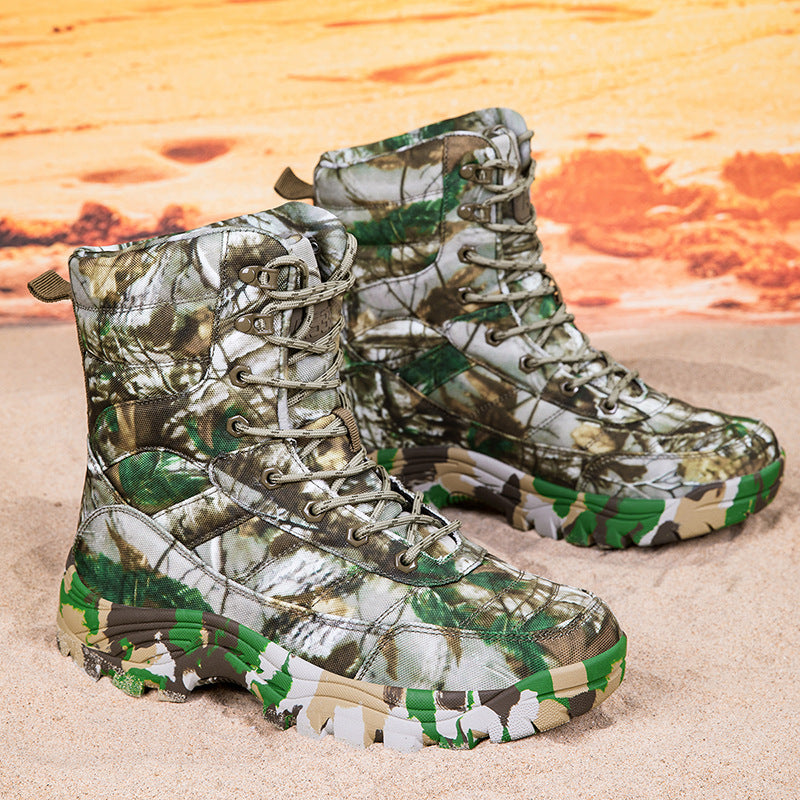 Herren Stiefel Militär Jagd robust Schwarz - BerlinGlamour