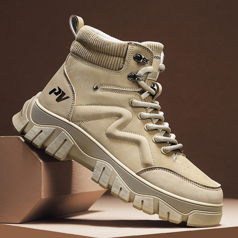Damen Sneaker High-Top Chunky Straßenschuhe Stabil