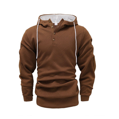 Herren Kapuzenpullover Sportlich Modern Strukturdesign