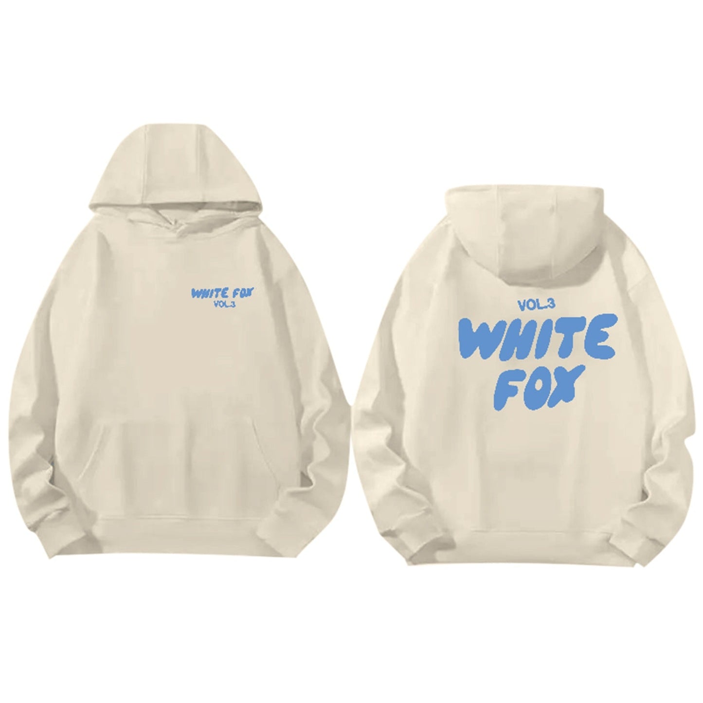 Lässiger Streetwear Hoodie Kapuzenpullover Schwarz Weiße Grafik