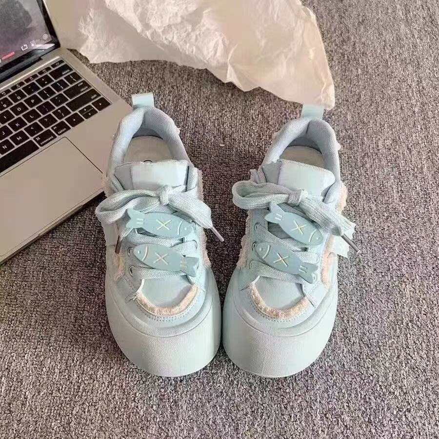 Damen Sneaker Sportlich Elastisch Mit Weichem Innenfutter
