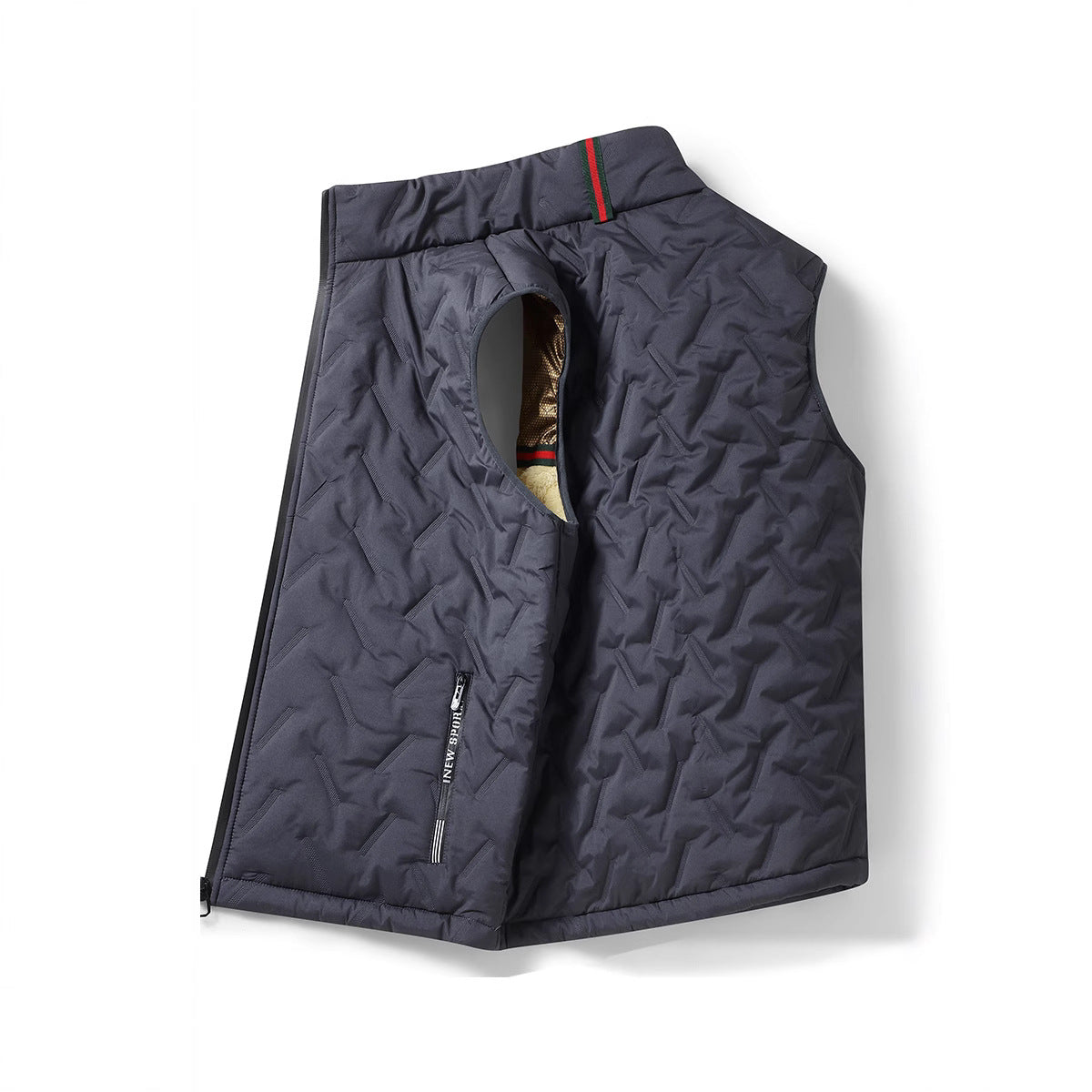 Herren Fleece-Weste Isoliert Warm