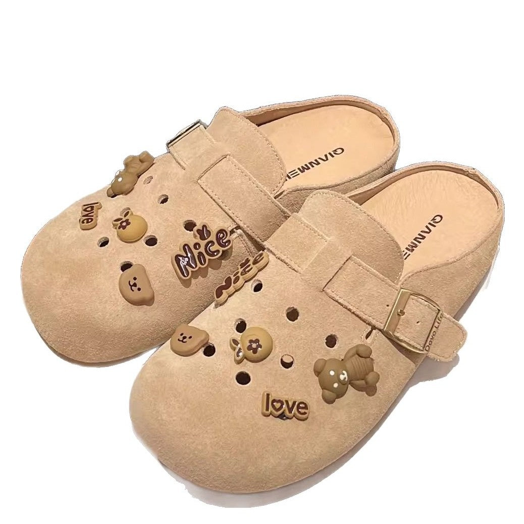 Damen Clogs Modisch Riemendesign Dekorativ Sommer