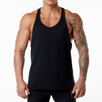 Herren Atmungsaktives Muscle Shirt Sportlich Racerback