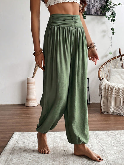 Damen Haremshose Atmungsaktiv Bequem Elegant