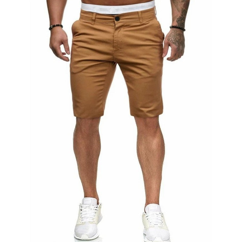 Herren Chino Shorts Modern Schnitt Bequem