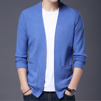 Herren Strickjacke Modern Lässig Casual