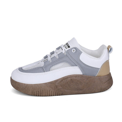 Damen Sneaker Retro Sportlich Atmungsaktiv Rutschfest
