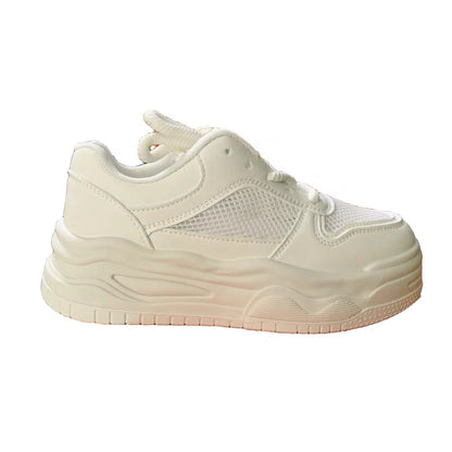 Damen Plateau Sneaker Atmungsaktiv Mode Schuhe
