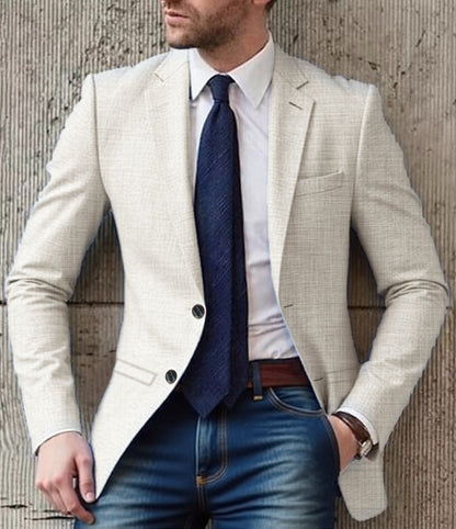 Herren Anzug Blazer Slim Fit Modern