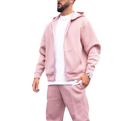 Herren Kapuzenpullover Set Sweatshirt Baumwolle Comfort