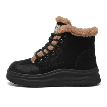 Damen Winterstiefel Kuschelig Rutschfest Schnee