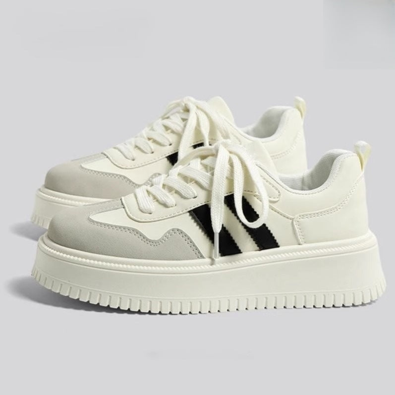 Damen Sneaker Plattform High Heel bequem Komfort Schuhe - BerlinGlamour