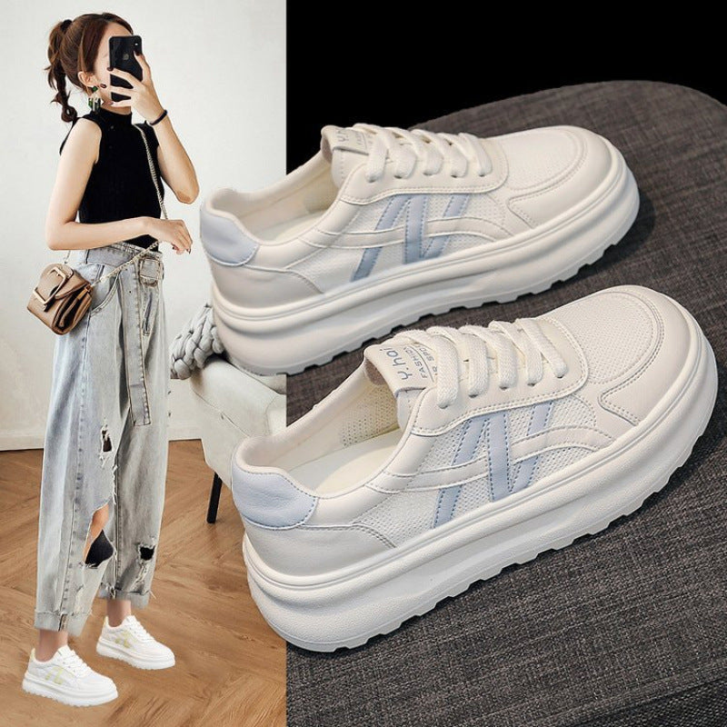 Damen Sneaker Sportlich Plateau atmungsaktiv - BerlinGlamour